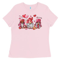 Bubblegum Pink valentine's day gnomes Ladies Tee - LillyAllenDesigns