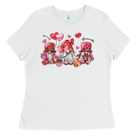 White valentine's day gnomes Ladies Tee - LillyAllenDesigns