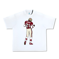 White deion sanders 32 Urban Heavy Tee - lanVoArt