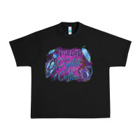 Black Fueled by crystals and coffee halloween Urban Heavy Tee - NancyCooperArtShop