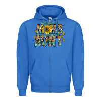 True Royal only the best moms get promoted to aunt Zipper Hoodie - CowhideDigitalArt