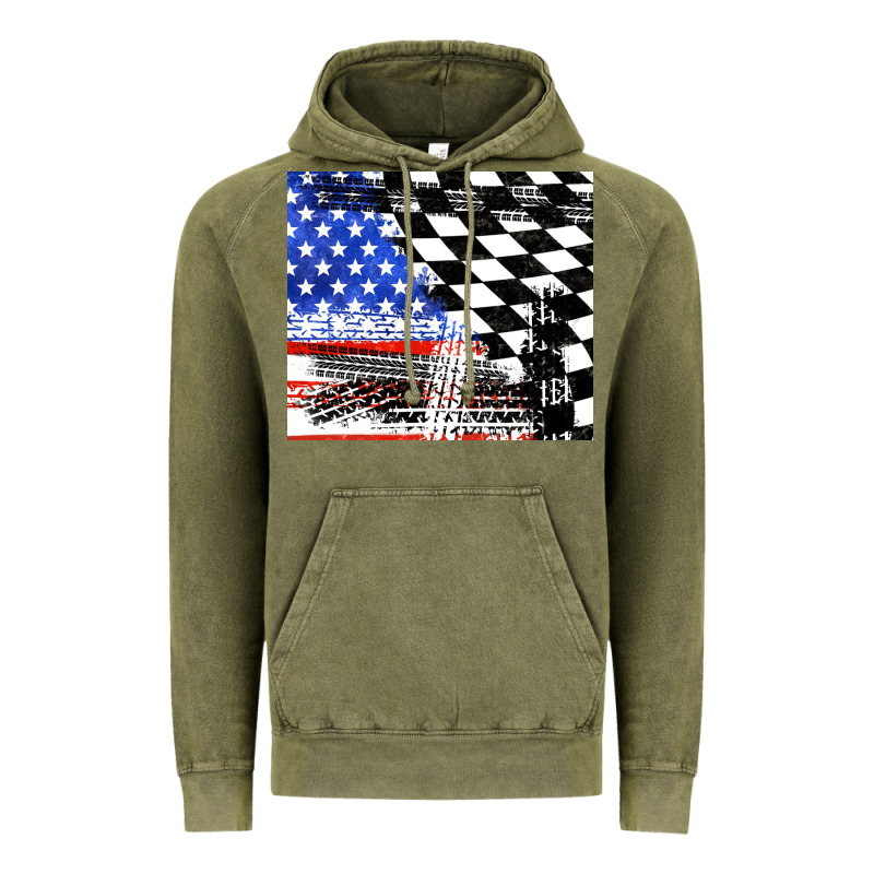 Racing Checkered Flag Tumbler Tbs Vintage Hoodie by TumblerDesignByShophia | Teevron