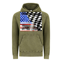 Vintage Olive racing checkered flag tumbler tbs Vintage Hoodie - TumblerDesignByShophia