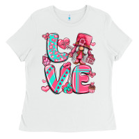White love with gnome Ladies Tee - LillyAllenDesigns