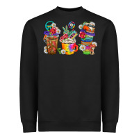 Black hippie coffee cups bbs Heavyweight Sweatshirt - BundleAndBundleShop
