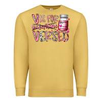 Antique Gold v is for valentine versed Premium Sweatshirt - RacoonDesign