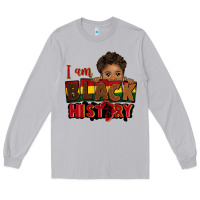 Moon Dust i am black history black boy peekaboo juneteenth Long Sleeve Tee - CowGirlArtShop