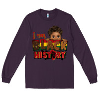 Plum i am black history black boy peekaboo juneteenth Long Sleeve Tee - CowGirlArtShop