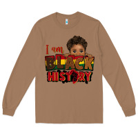 Toasted Coconut i am black history black boy peekaboo juneteenth Long Sleeve Tee - CowGirlArtShop