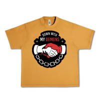 Peanut Butter awesome down with my demons  for gift adult and kids men women  2021 Urban Heavy Tee - lanVoArt