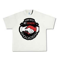 Pistachio awesome down with my demons  for gift adult and kids men women  2021 Urban Heavy Tee - lanVoArt