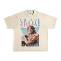 Sandshell patrick swayze 90s styled retro graphic design gift Urban Heavy Tee - lanVoArt