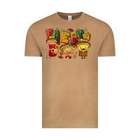 Vintage Camel Fiesta with taco, nacho, souce Vintage Tee - NancyCooperArtShop