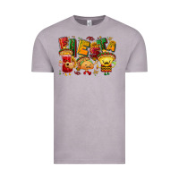 Vintage Zinc Fiesta with taco, nacho, souce Vintage Tee - NancyCooperArtShop