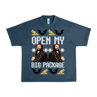 Midnight Navy what we do in the shadows christmas sweater design—open my big packa Urban Heavy Tee - lanVoArt