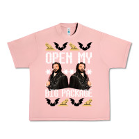Salmon what we do in the shadows christmas sweater design—open my big packa Urban Heavy Tee - lanVoArt