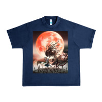 Navy bloodborne 99 Urban Heavy Tee - lanVoArt