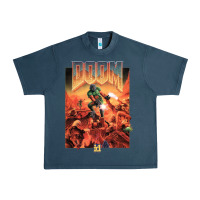 Midnight Navy doom 1993 poster pc fps Urban Heavy Tee - lanVoArt