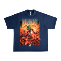 Navy doom 1993 poster pc fps Urban Heavy Tee - lanVoArt