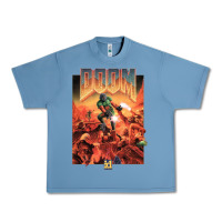 Pebble Blue doom 1993 poster pc fps Urban Heavy Tee - lanVoArt