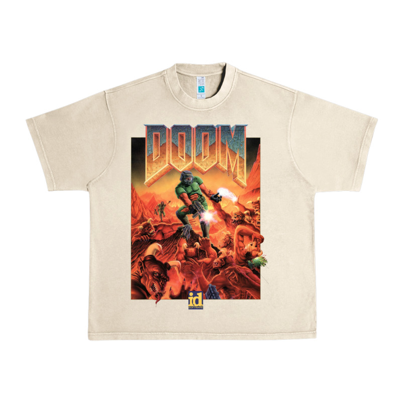 Doom 1993 Poster Pc Fps Urban Heavy Tee by lanVoArt | Teevron