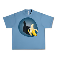Pebble Blue Dirty Joke Halloween Costume Joke Middle Finger Banana Urban Heavy Tee - lanVoArt