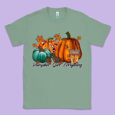 Pumpkin Spice Everthing Classic Tee Designed By Racoondesign