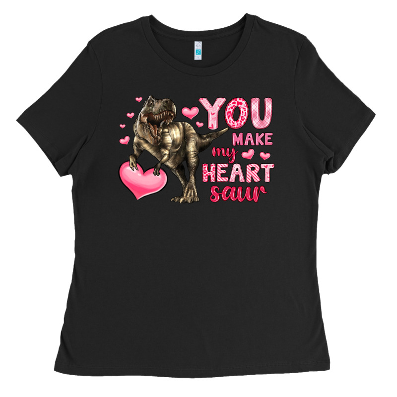 You Make My Heart Saur Ladies Tee by LillyAllenDesigns | Teevron