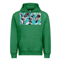 Emerald cowhide glitter  cup Urban Hoodie - BarkalooDesign