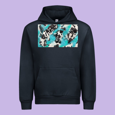 Cowhide Glitter  Cup Urban Hoodie Designed By Barkaloodesign