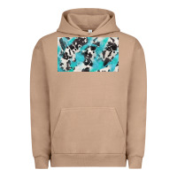 Pigment Burro cowhide glitter  cup Urban Hoodie - BarkalooDesign