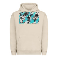 Pigment French Oak cowhide glitter  cup Urban Hoodie - BarkalooDesign