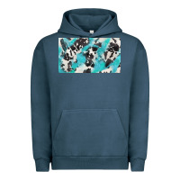 Pigment Midnight Navy cowhide glitter  cup Urban Hoodie - BarkalooDesign