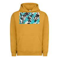 Pigment Peanut Butter cowhide glitter  cup Urban Hoodie - BarkalooDesign