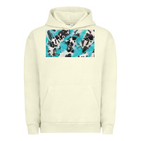 Pigment Pistachio cowhide glitter  cup Urban Hoodie - BarkalooDesign