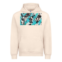 Sandshell cowhide glitter  cup Urban Hoodie - BarkalooDesign