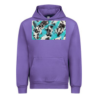 Tulip cowhide glitter  cup Urban Hoodie - BarkalooDesign