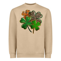 Mushroom Leopard shamrock St. Patricks Day Heavyweight Sweatshirt - FaDigitalArtStudio
