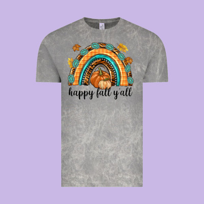 Happy Fall Y'all Vintage Tee Designed By Texasbilliewilder