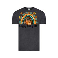 Vintage Black Happy Fall Y'all Vintage Tee - texasbilliewilder