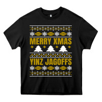 Black Merry Christmas Yinz Jagoffs Pittsburgh Pennsylvania Xmas Gifts 1 Heavy Core Tee - lanVoArt