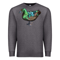 Charcoal Heather Cayuga Duck Premium Sweatshirt - LillyAllenDesigns