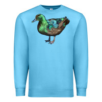Ocean Blue Cayuga Duck Premium Sweatshirt - LillyAllenDesigns