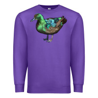 Purple Cayuga Duck Premium Sweatshirt - LillyAllenDesigns