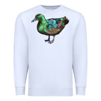White Cayuga Duck Premium Sweatshirt - LillyAllenDesigns