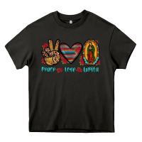 Asphalt peace love lupita Heavy Core Tee - JahusDesignShop