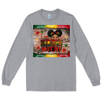 Heather Grey i am black history Long Sleeve Tee - CowGirlArtShop