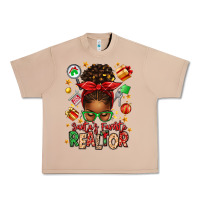 Burro santas favorite realtor messy bun Urban Heavy Tee - texasbilliewilder