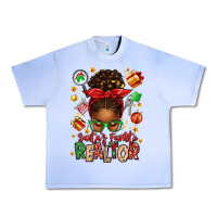 Grape Ice santas favorite realtor messy bun Urban Heavy Tee - texasbilliewilder