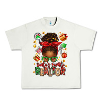 Pistachio santas favorite realtor messy bun Urban Heavy Tee - texasbilliewilder